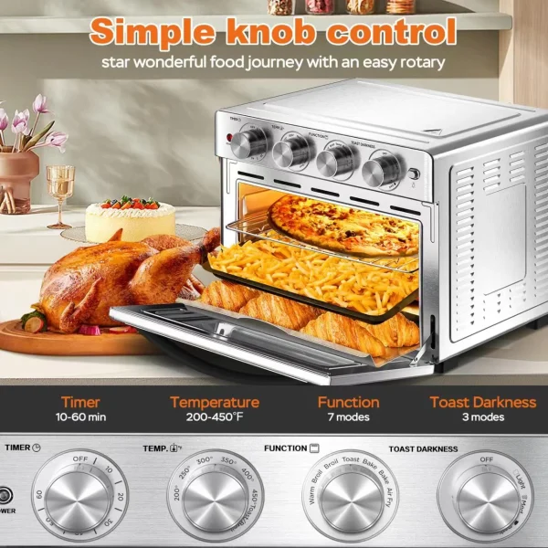Extra Large Toaster Oven Combo Air Fryer Oven - Image 2