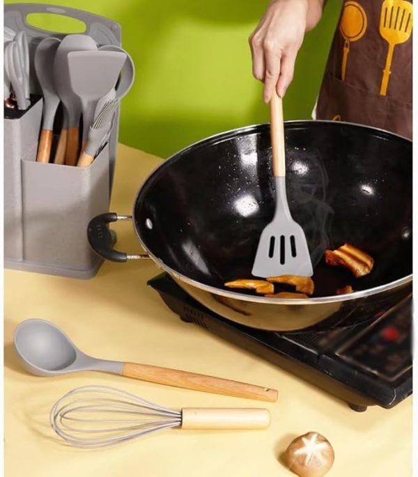 19 Pcs kitchen Utensils With Knife Sets - Image 3