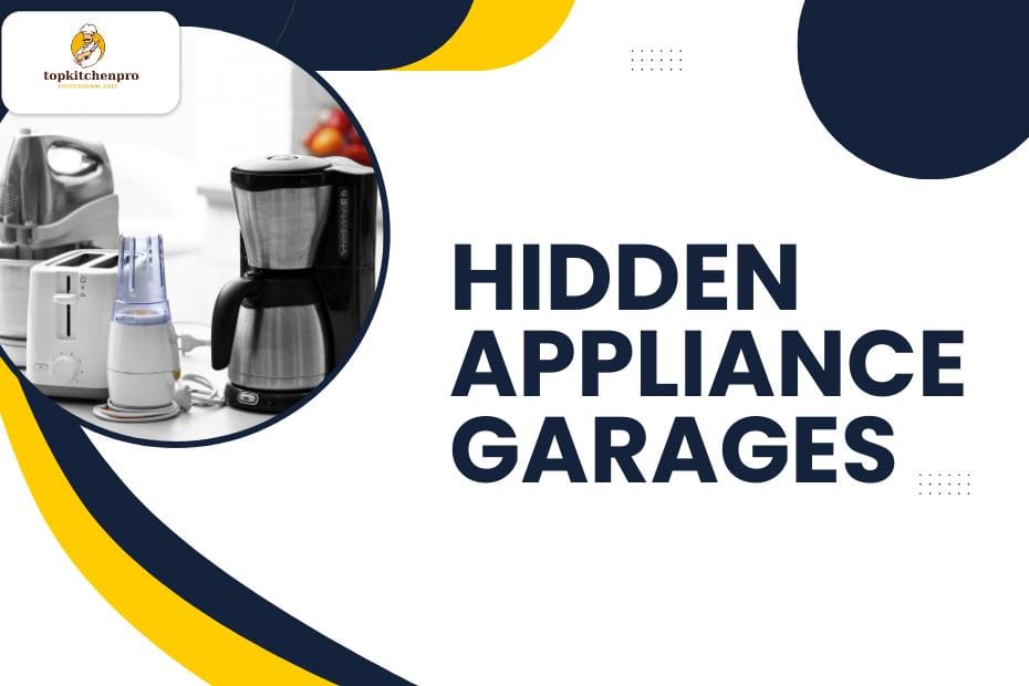 Hidden appliance garages keep counters neat by storing small appliances in stylish, space-saving cabinets. hidden storage, appliance garage, kitchen organization, clutter free kitchen, modern cabinetry Hidden Appliance Garages, Kitchen Storage Solutions, Modern Kitchen Design