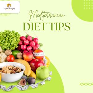 Mediterranean diet tips promote healthy living with fresh foods, balanced meals, and simple lifestyle habits. Mediterranean diet, healthy eating tips, balanced lifestyle, heart healthy diet, fresh foods Mediterranean Diet Tips, Healthy Lifestyle Ideas, Balanced Eating 