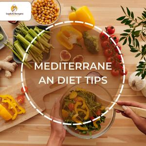 Mediterranean diet tips promote healthy living with fresh foods, balanced meals, and simple lifestyle habits. Mediterranean diet, healthy eating tips, balanced lifestyle, heart healthy diet, fresh foods Mediterranean Diet Tips, Healthy Lifestyle Ideas, Balanced Eating 