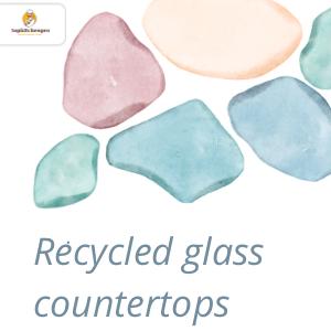Recycled glass countertops bring eco-friendly beauty, durability, and unique style to modern kitchen design. recycled glass, eco countertops, sustainable kitchen, green kitchen design, glass surfaces Recycled Glass Countertops, Eco-Friendly Kitchen, Sustainable Countertops
