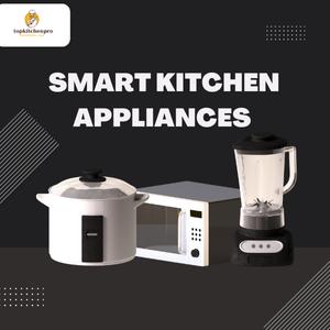 Smart kitchen appliances make cooking easy with connected technology, energy efficiency, and modern convenience. smart appliances, kitchen tech, connected kitchen, modern gadgets, smart cooking tools Smart Kitchen Appliances, Connected Kitchen Ideas, Modern Kitchen Gadgets