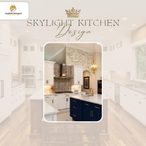 Skylight kitchen designs flood rooms with natural light, creating airy, bright, and welcoming cooking spaces. skylight kitchen, natural light design, bright kitchen, open kitchen design, modern skylights Skylight Kitchen Designs, Bright Kitchen Spaces, Natural Light Kitchens