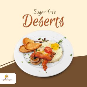 Sugar free desserts offer sweet treats made with natural substitutes for healthy, guilt-free enjoyment. sugar free recipes, healthy desserts, low sugar treats, sugar alternatives, guilt free sweets Sugar Free Desserts, Healthy Sweet Recipes, Low Sugar Treats