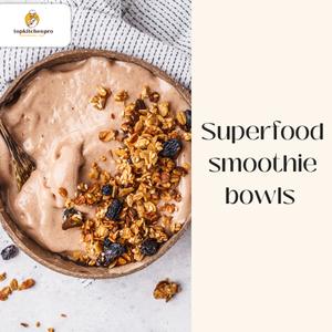 Superfood smoothie bowls pack nutrition with fruits, seeds, and toppings for a healthy, energizing meal. superfood smoothies, smoothie bowls, healthy breakfast, power meals, fruit bowls Superfood Smoothie Bowls, Healthy Breakfast Ideas, Nutritious Smoothies