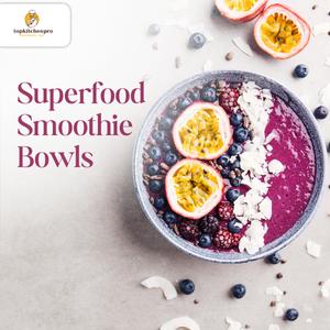 Superfood smoothie bowls pack nutrition with fruits, seeds, and toppings for a healthy, energizing meal. superfood smoothies, smoothie bowls, healthy breakfast, power meals, fruit bowls Superfood Smoothie Bowls, Healthy Breakfast Ideas, Nutritious Smoothies